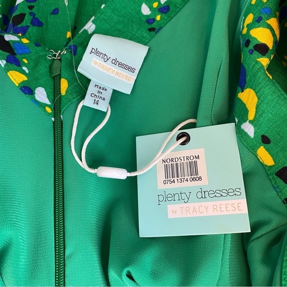 Plenty by Tracy Reese Vanessa Green Confetti Field Dress - Picture 11 of 12